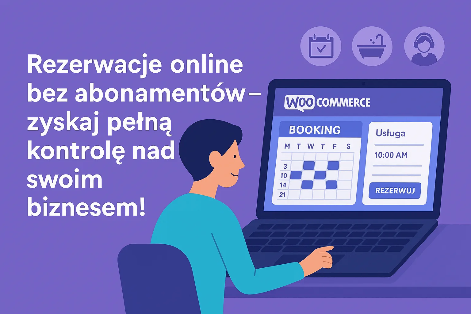 Rezerwacje online bez opłat, zarządzaj biznesem.