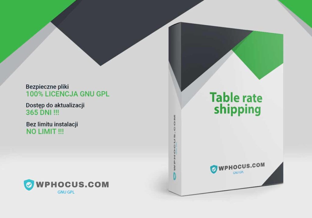 Plugin do Woocommerce Table Rate Shipping