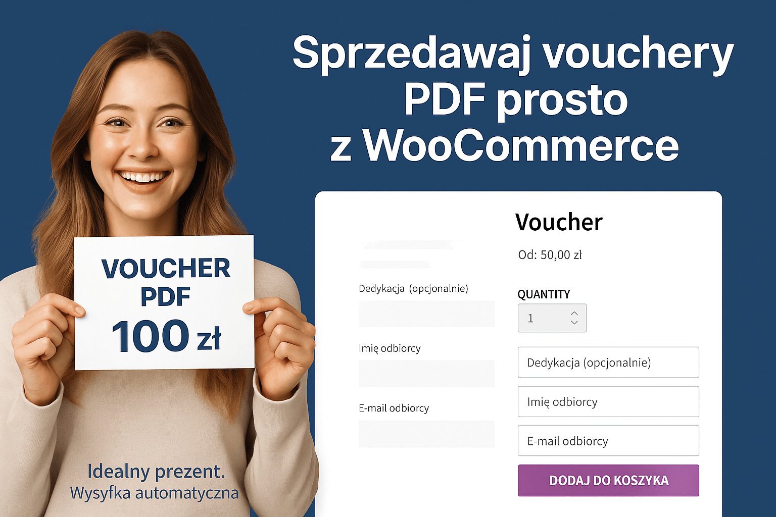 Sprzedawaj vouchery PDF przez WooCommerce online