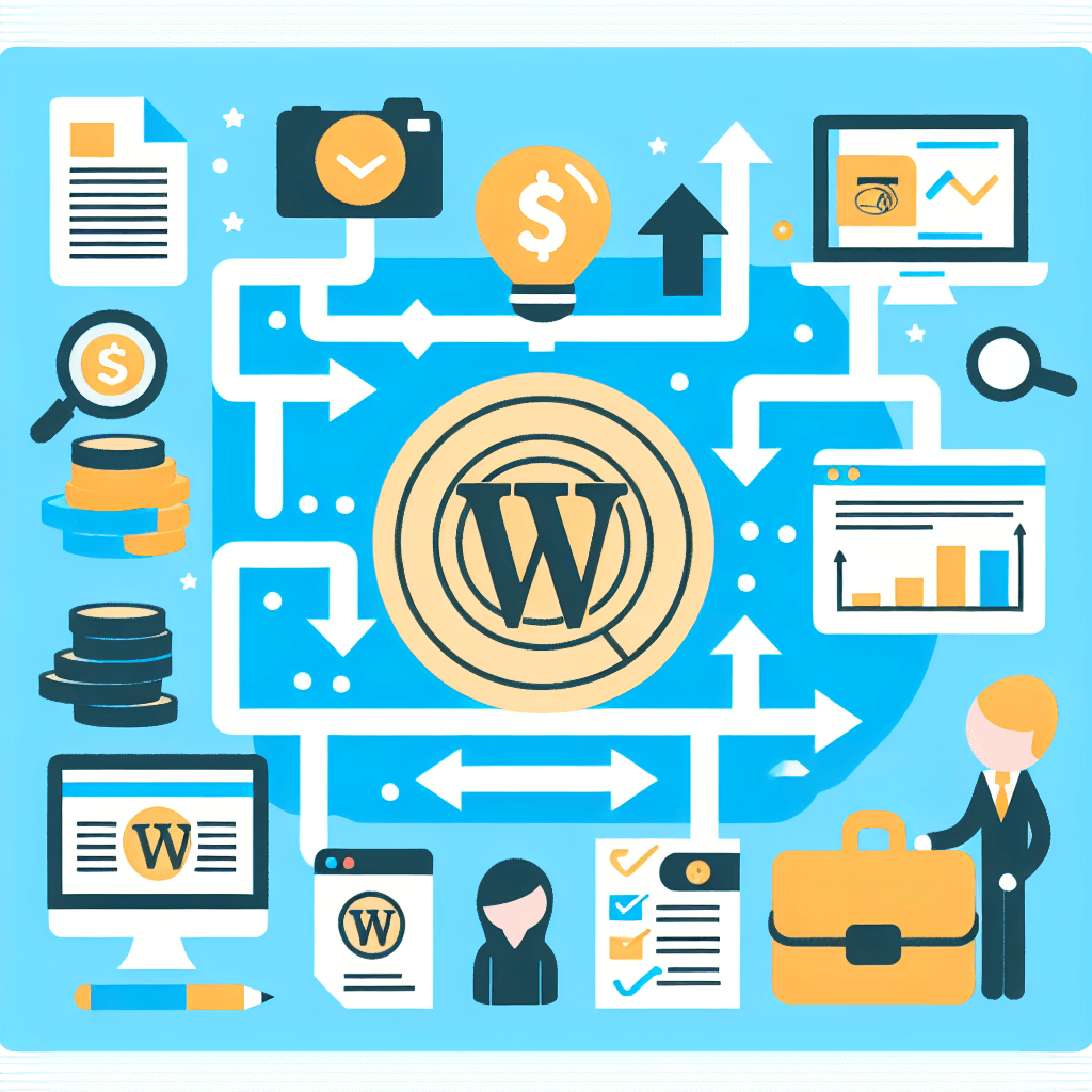 WordPress SEO strategie ilustracja