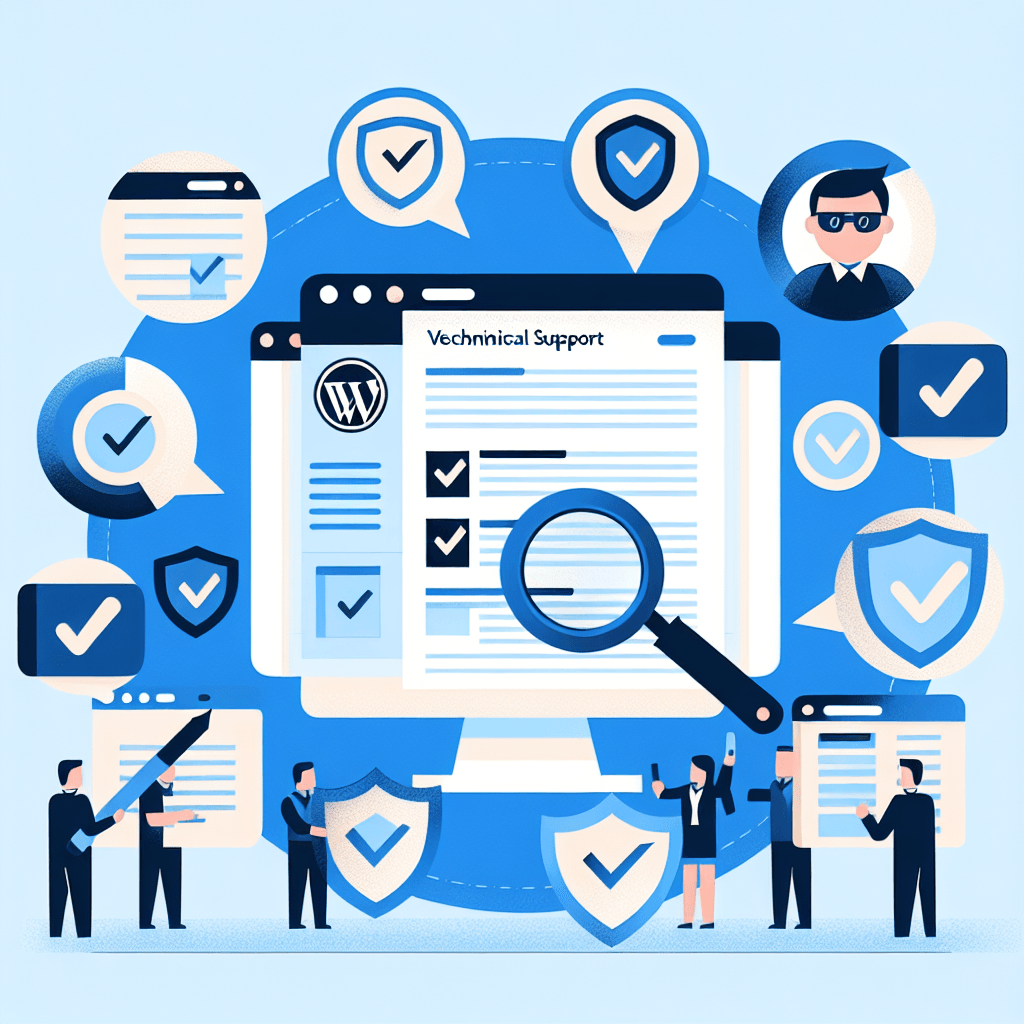 Wsparcie techniczne i bezpieczeństwo WordPress