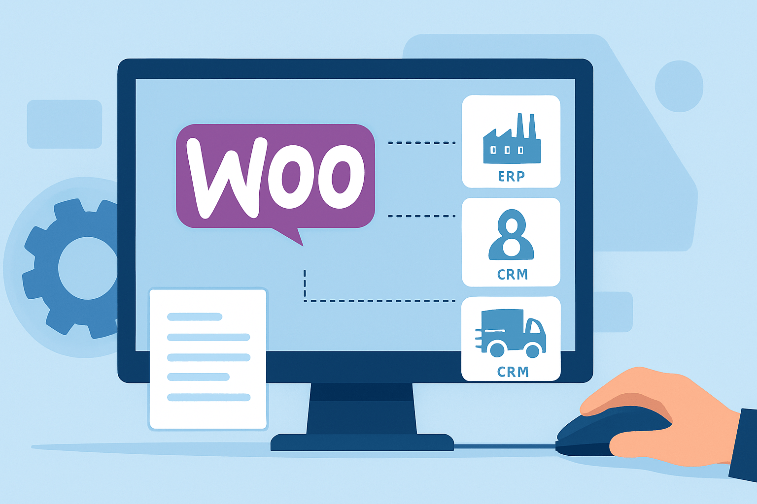 Integracja WooCommerce z ERP, CRM systemem